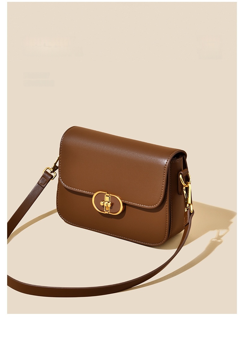Crossbody Bag Classic Womens Small Square Leather shoulder bag